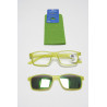 Lesehilfe CLIP-ME einzeln, 6973-59N neongrün +1,5 inkl. Filzetui + Sonnenclip
