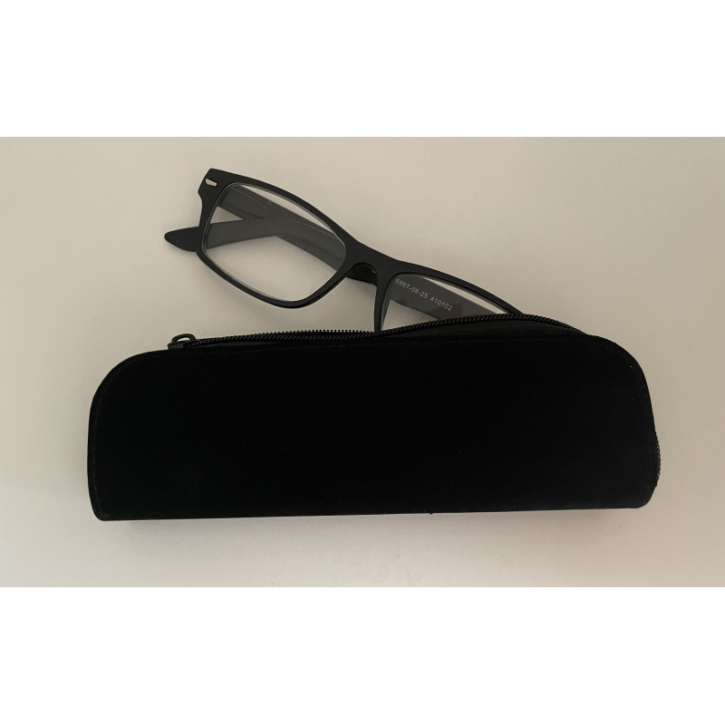 Lesehilfe CASUAL einzeln, 6967-08 schwarz +1,5 inkl. Etui