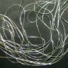 10x Siliconkordel transparent (schmal),