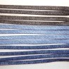 12x Jeanskordel (breit) sortiert,
